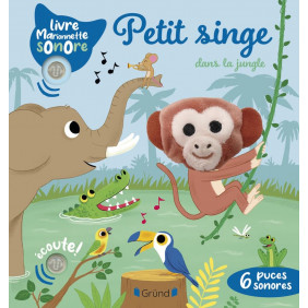 Petit singe dans la jungle - Dès 1 ans