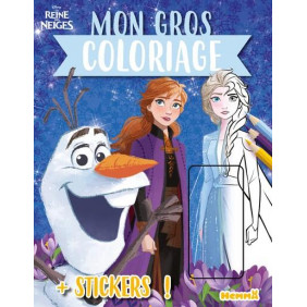 Mon gros coloriage La Reine des Neiges. Avec des stickers