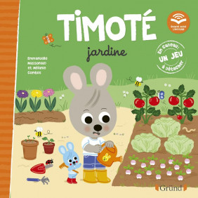 Timoté Timoté jardine avec un jeu à détacher