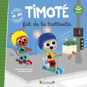 Timoté Timoté fait de la trottinette