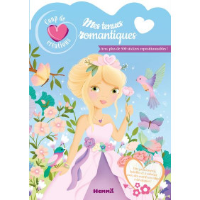 Mes tenues romantiques avec  plus de 500 stickers repositionnables !