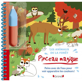 Pinceau magique - les animaux de la foret