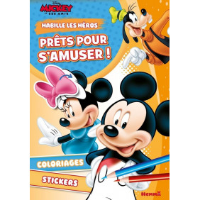 Mickey et ses amis prêts pour s'amuser !