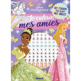 Disney Princesses avec des stickers pour décorer mes ongles
