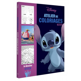 DISNEY TEENS - Atelier de coloriages - Je dessine Stitch - Dès 8 ans