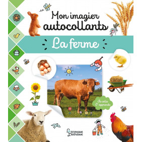 Mon imagier autocollants - La ferme - Dès 2 ans
