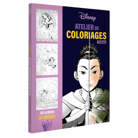 DISNEY TEENS - Atelier de coloriages - Manga - Dès 8 ans.
