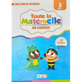 Mon livre de coloriage toute la maternelle - 3 ans +