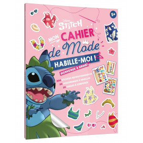 Mon cahier de mode Stitch. Bienvenue à Hawaï ! - Dès 5 ans