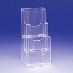 Présentoir brochures A4 3 étagères