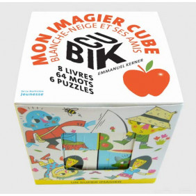 Cubik : mon imagier cube blanche-neige et ses amis : Coffret avec 6 puzzles - Dès 1 ans
