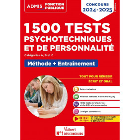 1500 tests psychotechniques et de personnalité