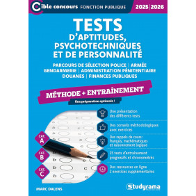Tests d’aptitudes, psychotechniques et de personnalité