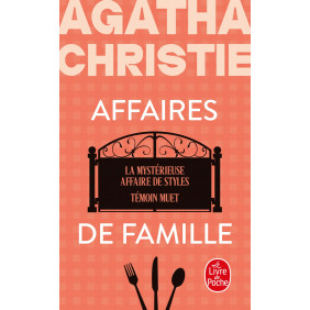 Affaires de famille. La Mystérieuse Affaire de Styles + Témoin muet