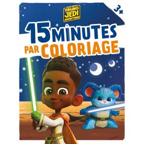 15 minutes par coloriage Star Wars Les aventure des petits Jedi