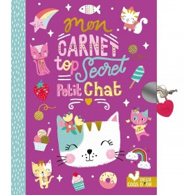 Mon carnet top secret petit chat - Dès 6 ans