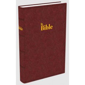 La Bible Darby, grand format, brun-rouge