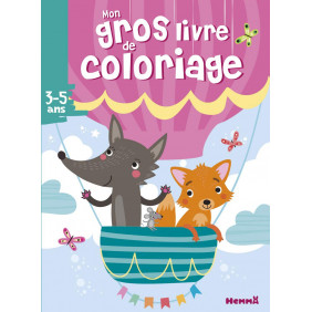Mon gros livre de coloriage Renard et loup - Dès 3 ans