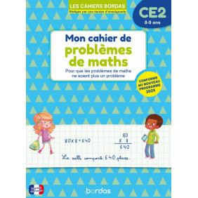 Mon cahier de problèmes de maths CE2 Edition 2025