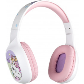 Hello Kitty - écouteurs sans fil - 30 heures d'autonomie - microphone - Bluetooth 5.3 - réglable