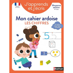 Mon cahier ardoise Les chiffres MS - 4 à 5 ans