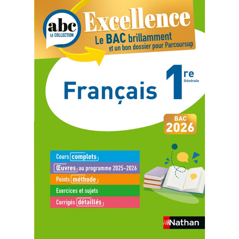 Français 1re générale Edition 2026 | Libraire de France
