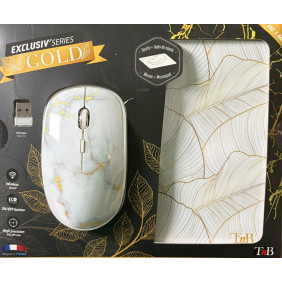 Bundle exclusive gold tapis de souris + souris