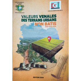 Valeurs vénales des terrains urbains 2024- 2025- 2026