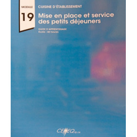 Cuisine d'établissement: Mise en place et service des petits déjeuners