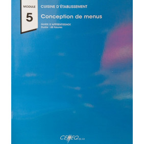 Cuisine d'établissement: Conception de menus