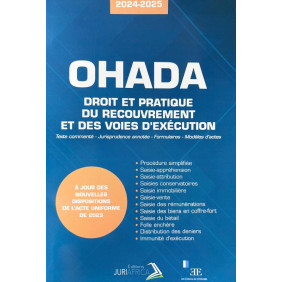 OHADA droit et pratique du recouvrement et des voies d'exécution