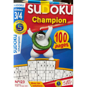 Sudoku champion 100 pages