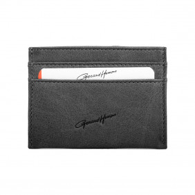 Porte-cartes Collection Vintage 33485 Noir plat 10x7.4cm