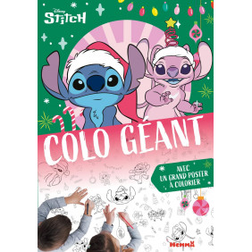 Stitch Noël. Avec un grand poster à colorier
