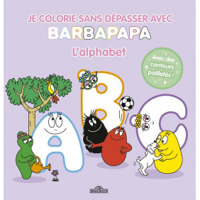 Je colorie sans dépasser - L'alphabet - Dès 3 ans