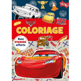 Cars coloriage avec stickers offerts