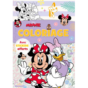 Minnie et Daisy Coloriage + stickers offerts