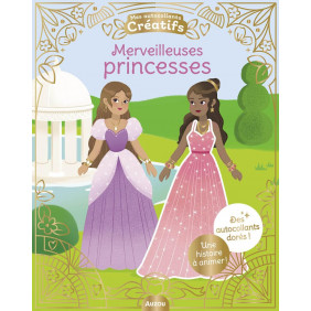Mes 500 autocollants créatifs - Merveilleuses princesses