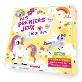 Mes premiers jeux Licornes - Dès 3 ans