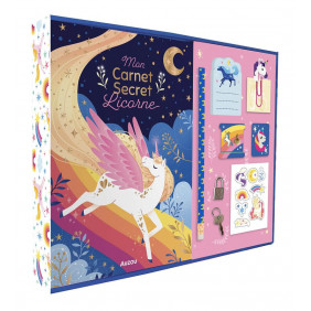 Ma papeterie créative - mon coffret secret licornes