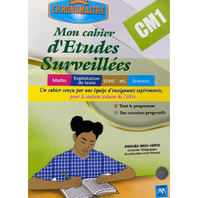 Mon cahier d'études surveillées CM2