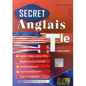 Secret anglais tle toute série -résumé + exos corrigés