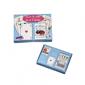 Jeu De 54 Cartes Et Jeu De 9 Familles - Dès 4 ans
