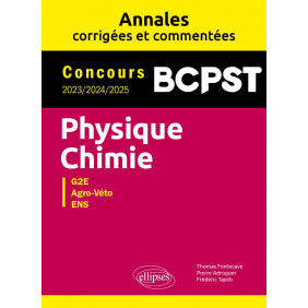 Physique chimie BCPST 23/25