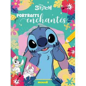 Disney Stitch - Portraits enchantés - coloriage 4 ans