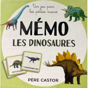 Mémo des dinosaures : Un jeu pour les petites mains