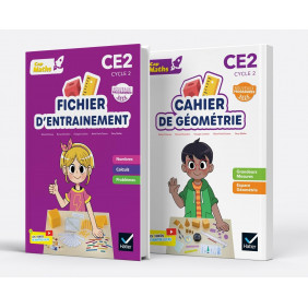 Cap Maths CE2 - Ed. 2026 - Fichier nombres et calculs + cahier de géométrie-mesure