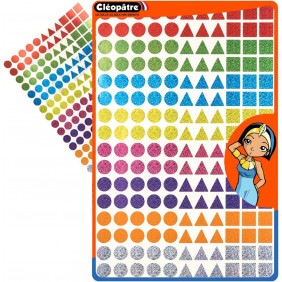 Autocollants holographiques 8 couleurs