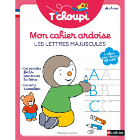 T'choupi mon cahier ardoise effaçable - Dès 4 ans
