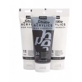Studio acrylics pack 3 tubes 100ml